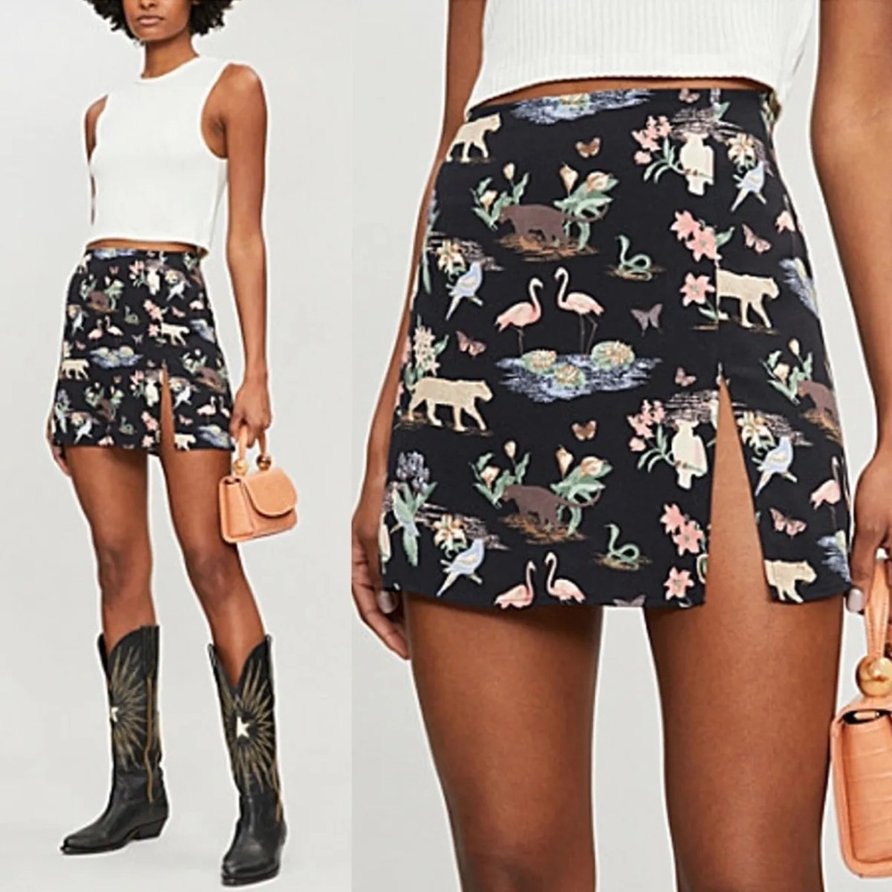 Reformation Margot mini skirt